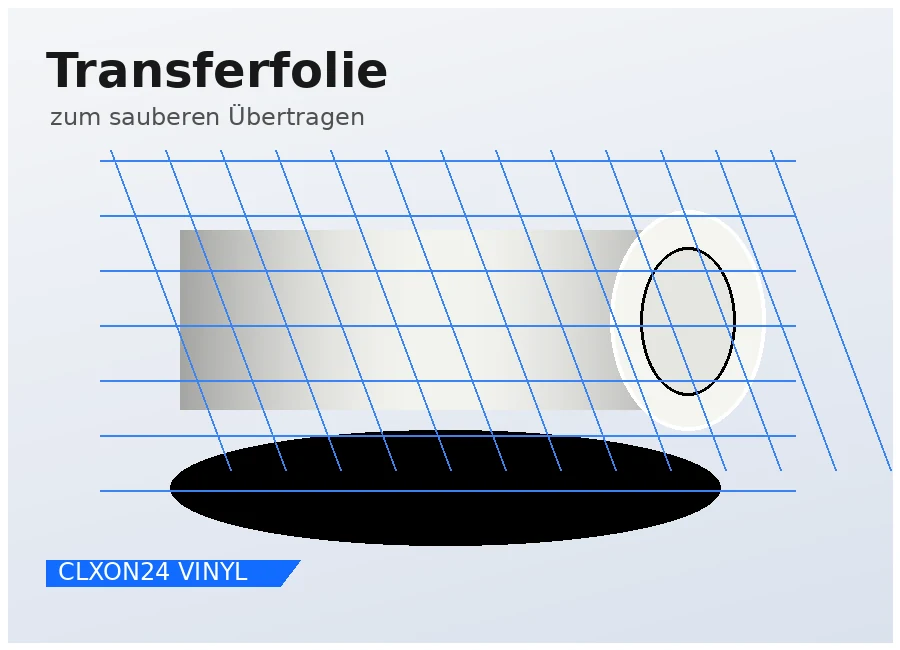 Transparente Transferfolie für Vinyl-Aufkleber