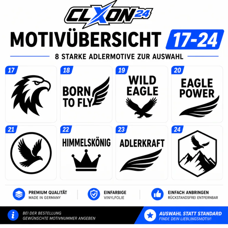 Adler Aufkleber – Motiv: ADLER