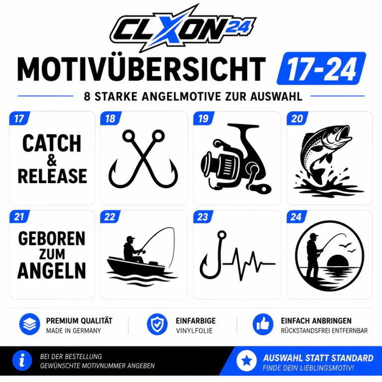 Angeln Aufkleber – Motiv: Angelhaken