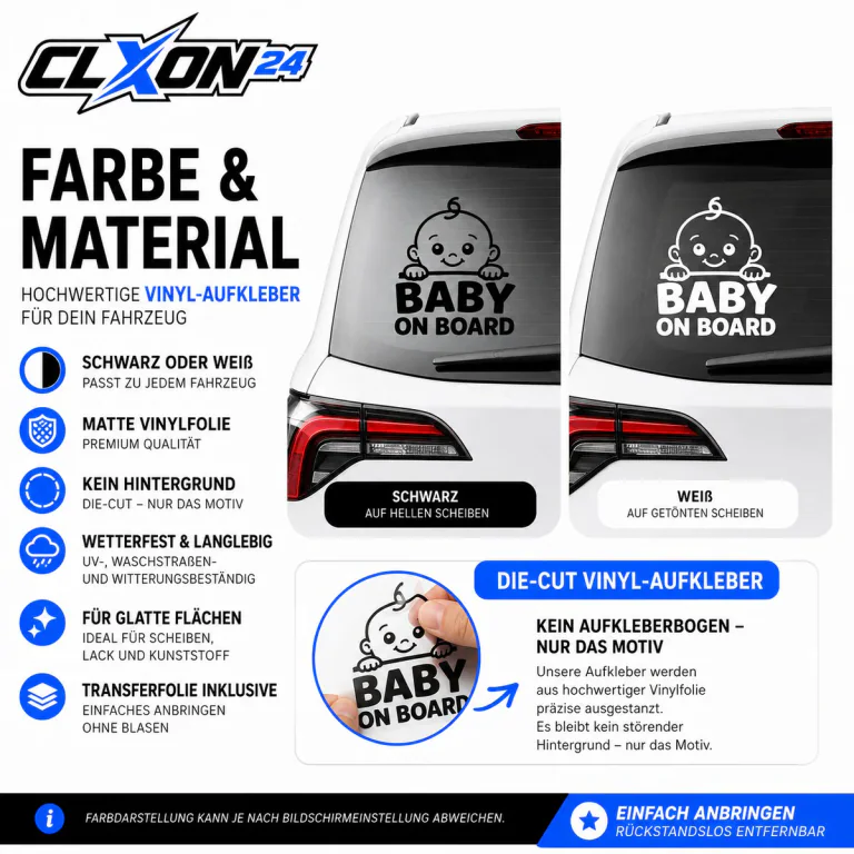 Baby on Board Aufkleber – Motiv: FAMILIE AN BORD
