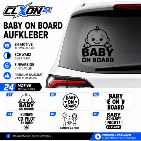 Baby on Board Aufkleber