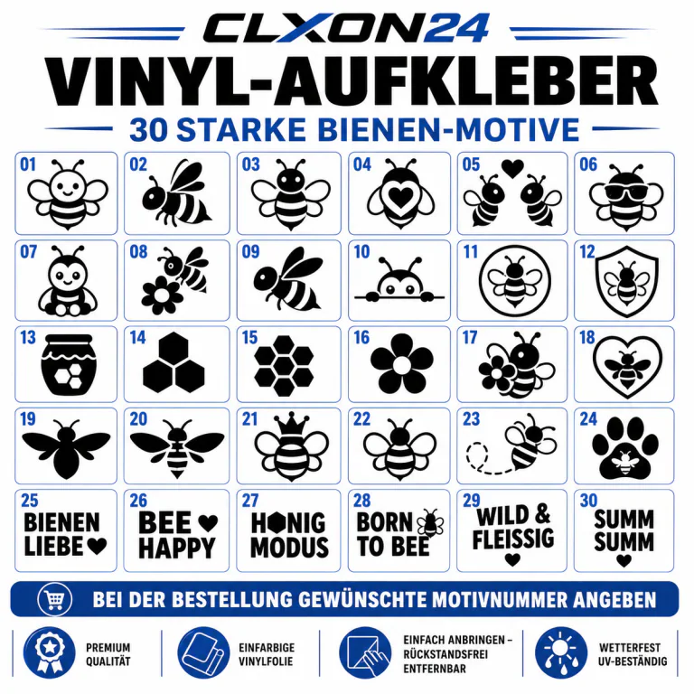 Bienen Aufkleber
