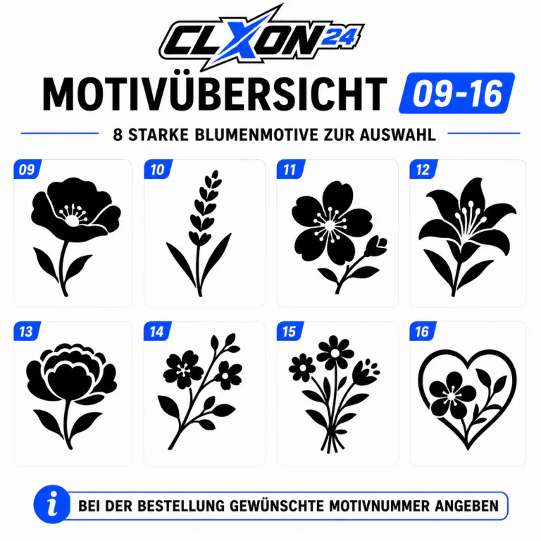 Blumen Aufkleber – Motiv: Sonnenblume