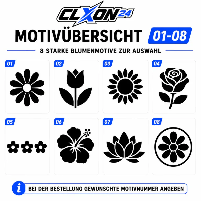 Blumen Aufkleber – Motiv: Tulpe