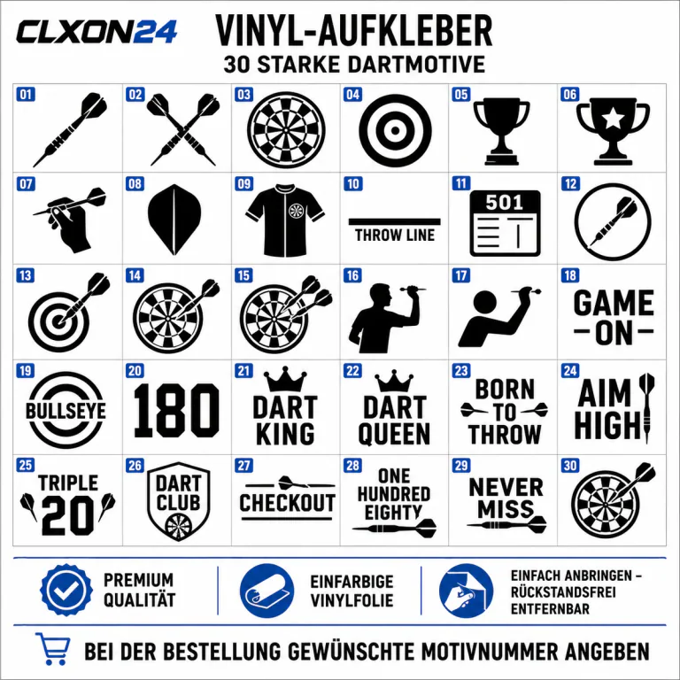 Darts Aufkleber