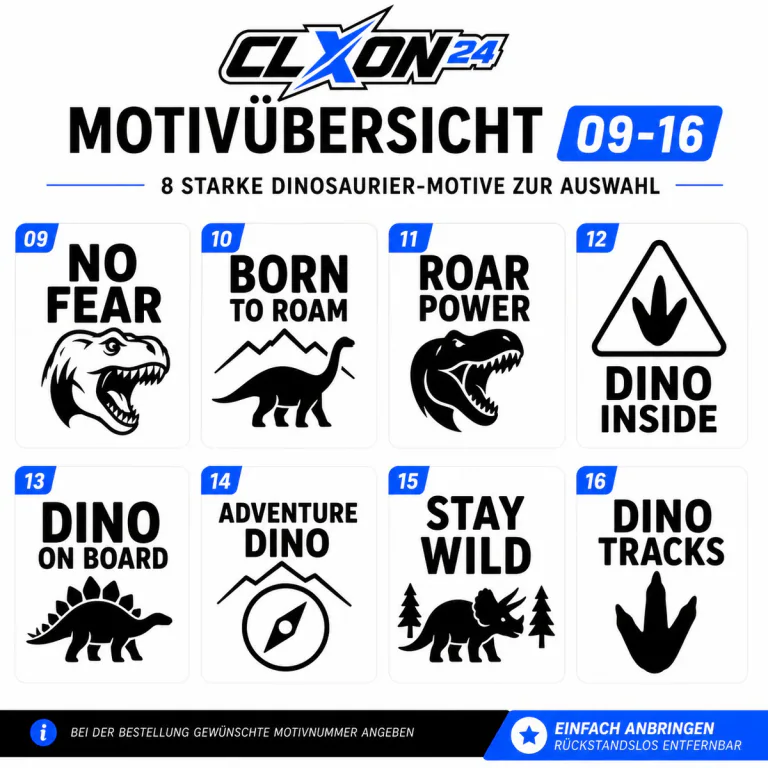 Dinosaurier Aufkleber – Motiv: Langhals Dinosaurier