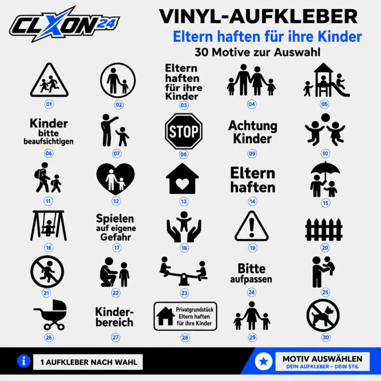 Eltern haften Aufkleber