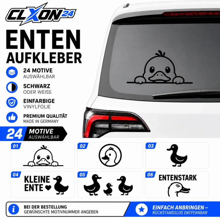 Ente Aufkleber