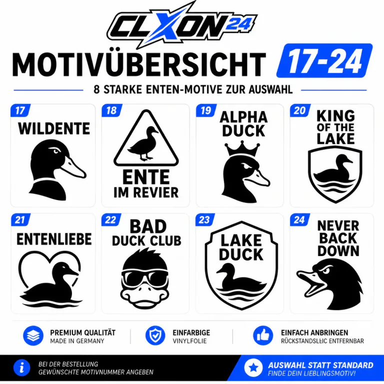 Ente Aufkleber – Motiv: KLEINE ENTE