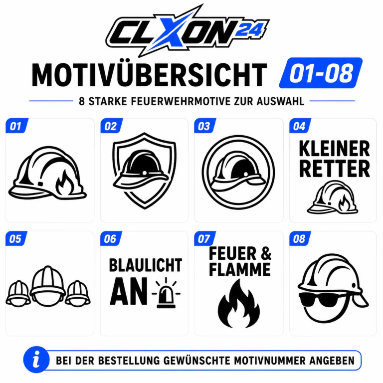 Feuerwehr Aufkleber – Motiv: Feuerwehrhelm im Wappen