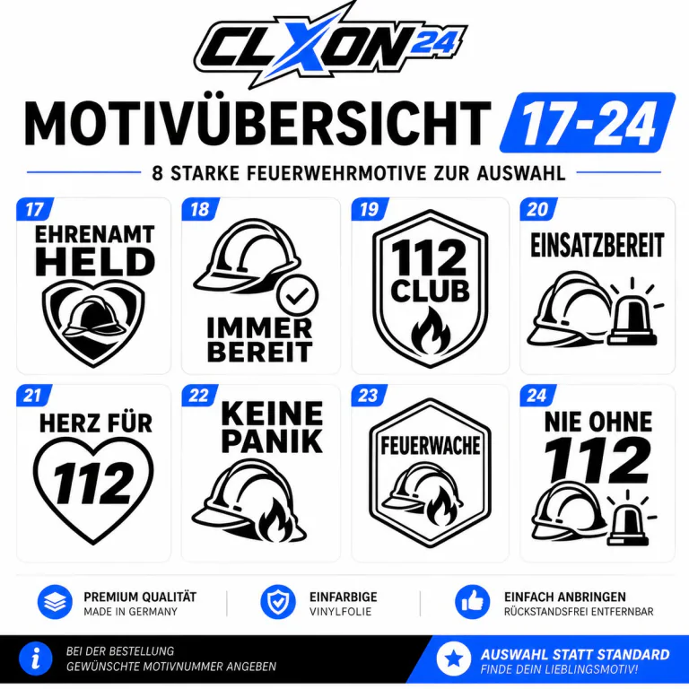 Feuerwehr Aufkleber – Motiv: KLEINER RETTER