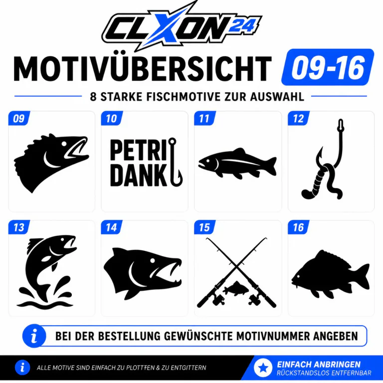 Fische Aufkleber – Motiv: Karpfen