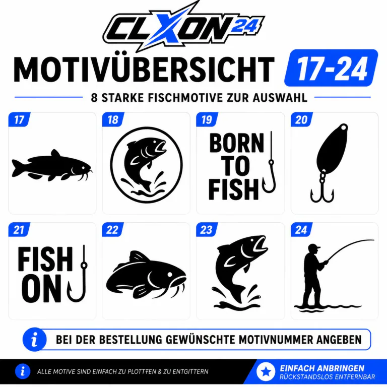 Fische Aufkleber – Motiv: PETRI HEIL
