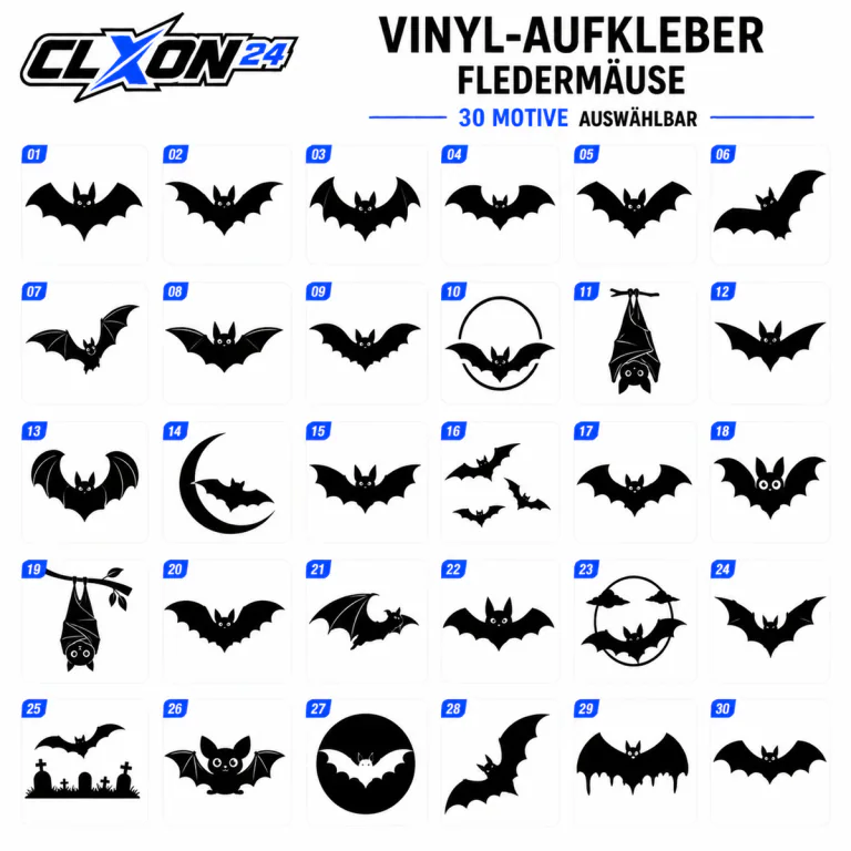 Fledermäuse Aufkleber – Motiv: Fledermaus fliegend