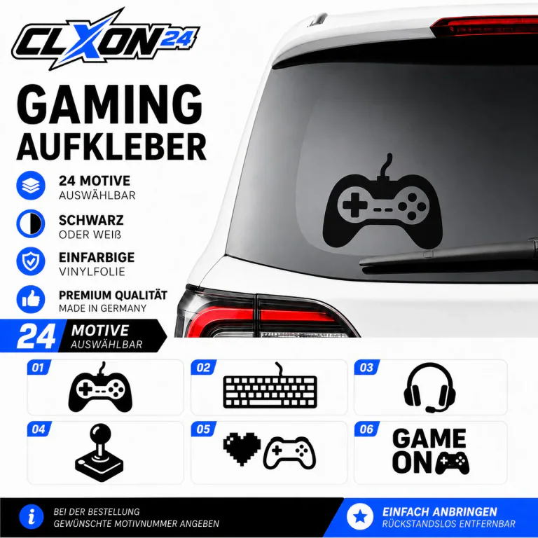 Gaming Aufkleber