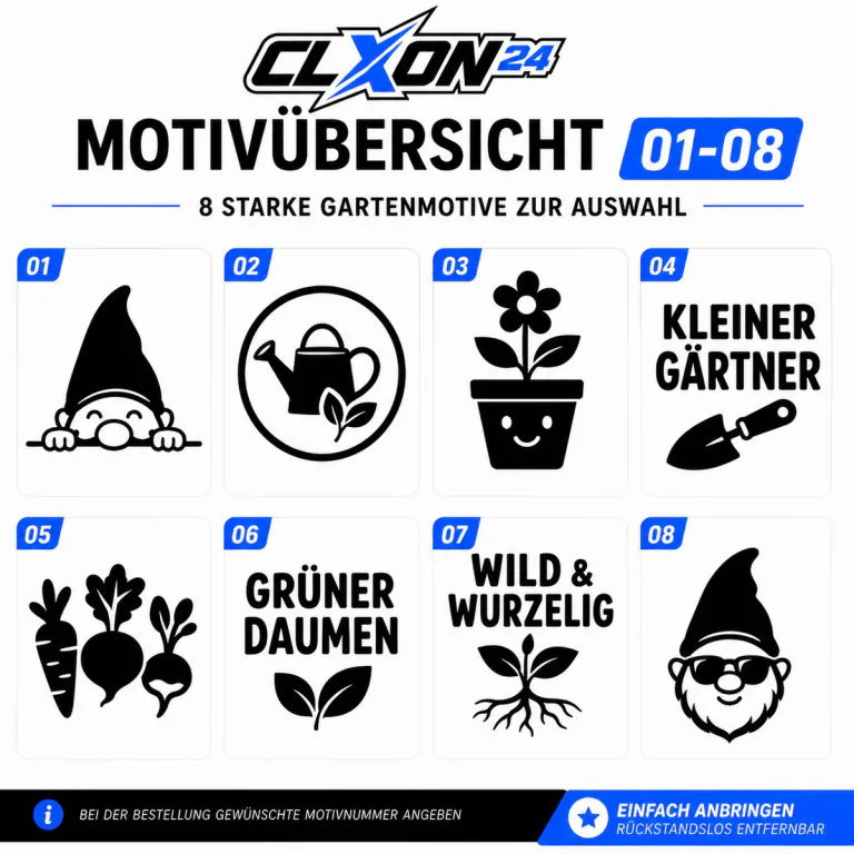 Garten & Gärtner Aufkleber – Motiv: Gießkanne im Kreis