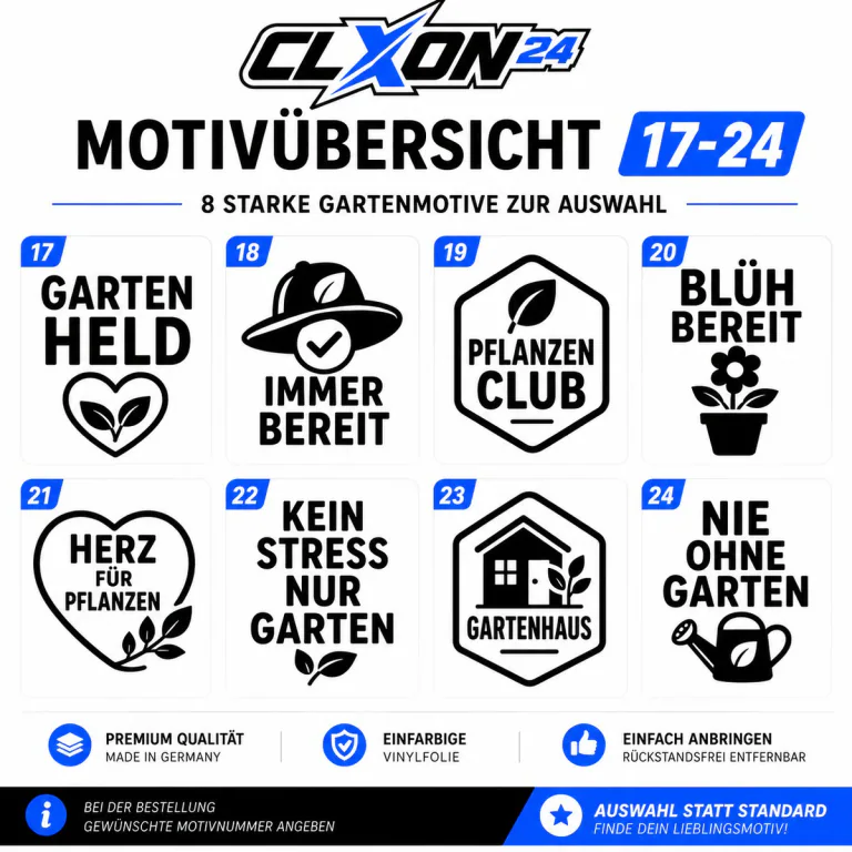Garten & Gärtner Aufkleber – Motiv: KLEINER GÄRTNER