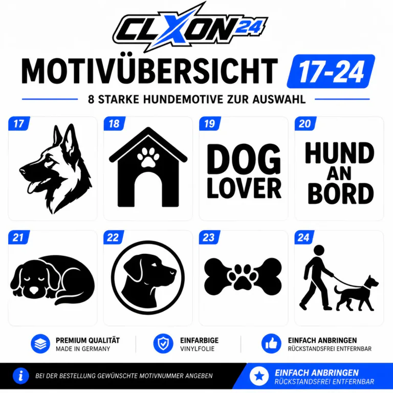 Hunde Aufkleber – Motiv: WUFF