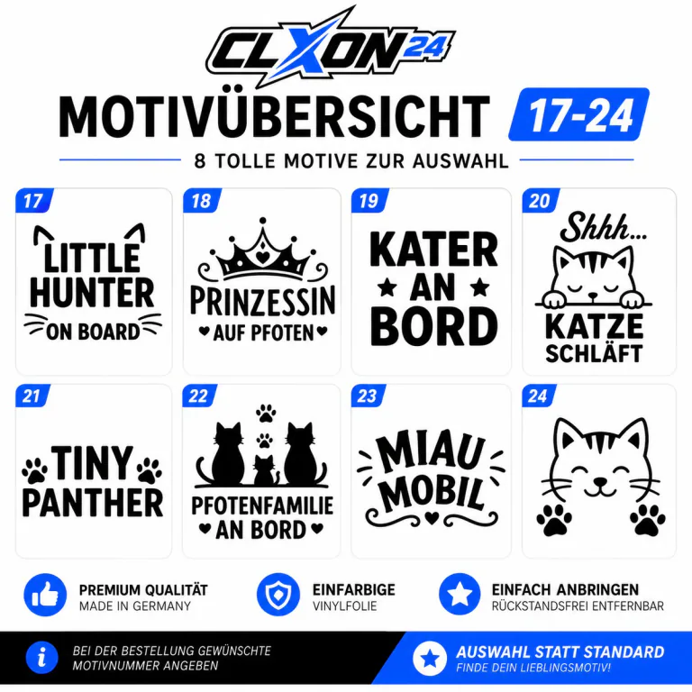 Katze on Board Aufkleber – Motiv: KLEINER TIGER AN BORD