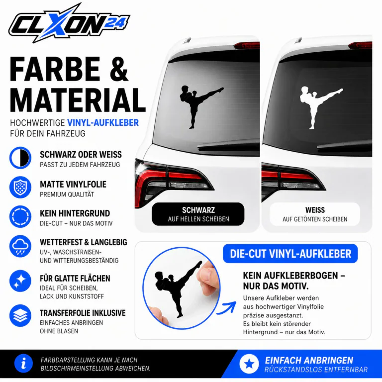 Kickboxen Aufkleber – Motiv: TEAM FIGHT