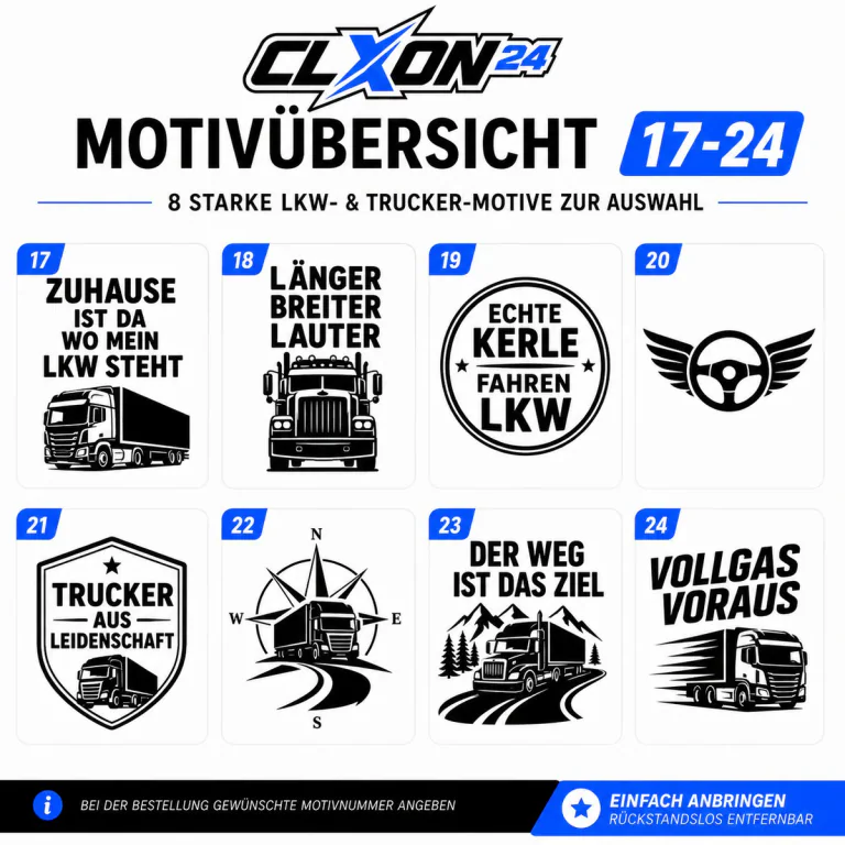 LKW & Trucker Aufkleber – Motiv: KLEINER TRUCKER