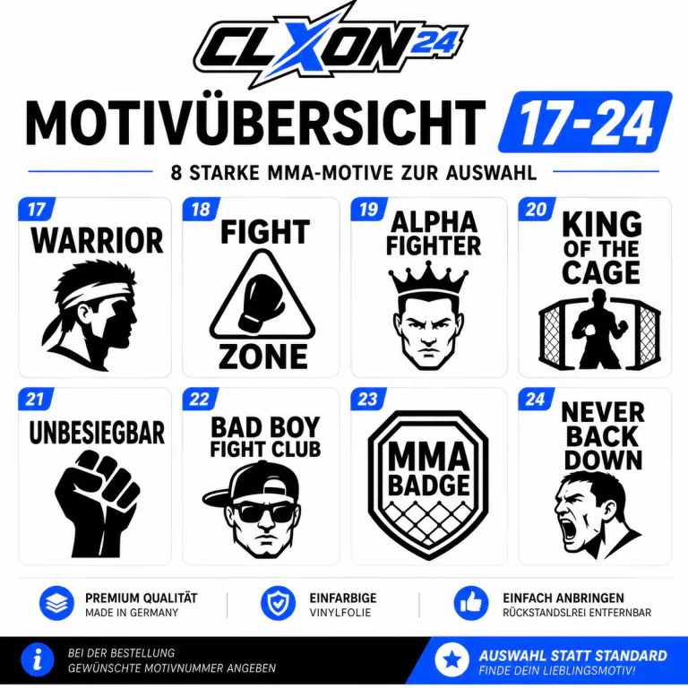MMA Aufkleber – Motiv: KAMPFGEIST