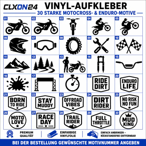 Motocross & Enduro Aufkleber