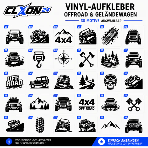 Offroad & Geländewagen Aufkleber