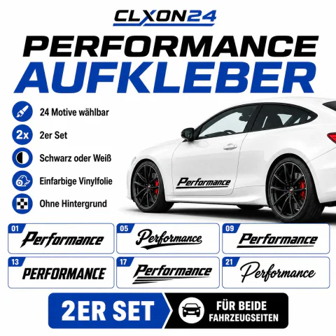 Performance Aufkleber