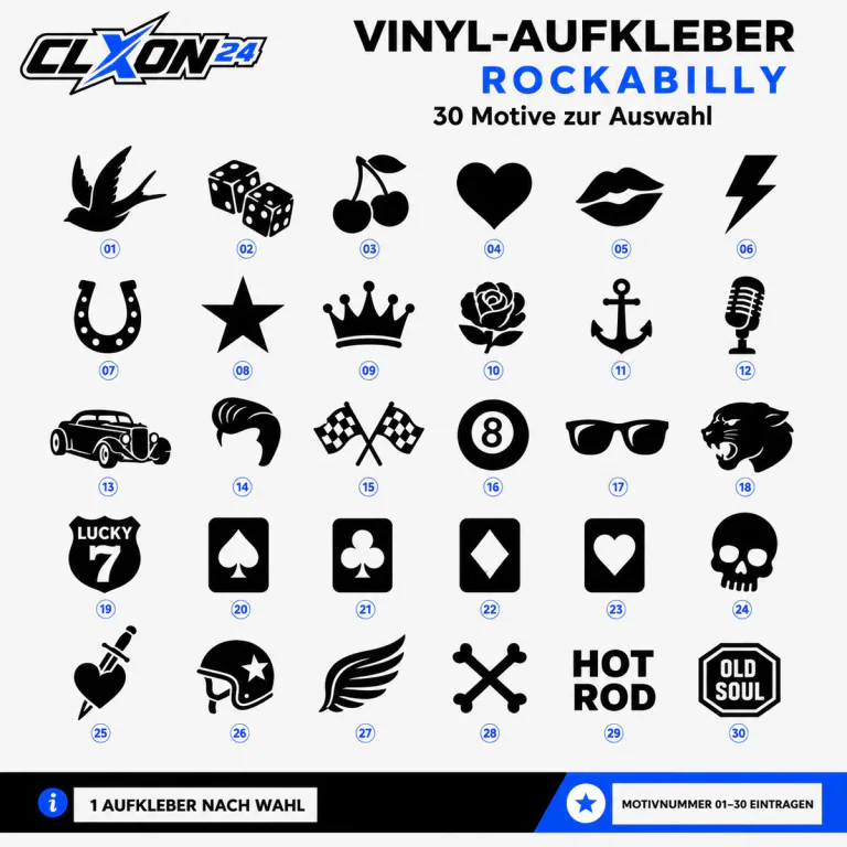Rockabilly Aufkleber