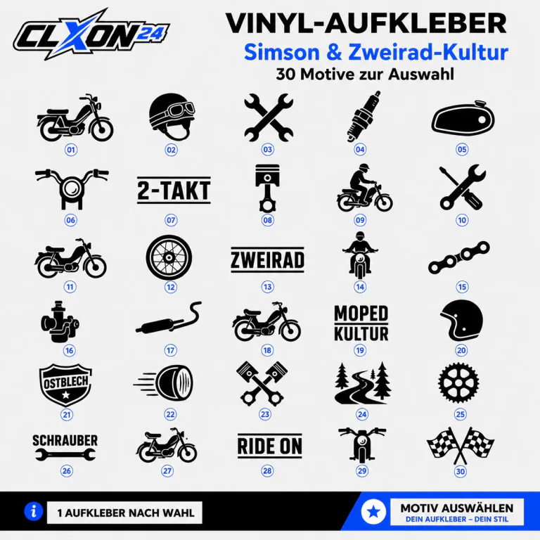 Simson Zweirad-Kultur Aufkleber – Motiv: S51