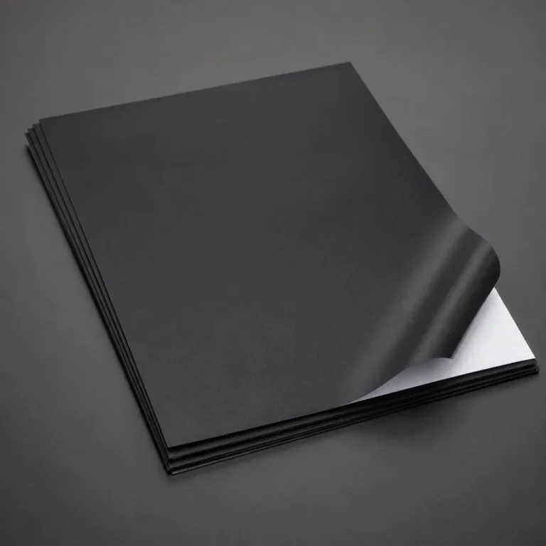 Vinylfolie Set Schwarz Matt DIN A4 – Hauptbild